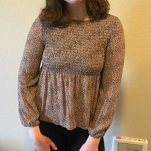 Cheetah Blouse